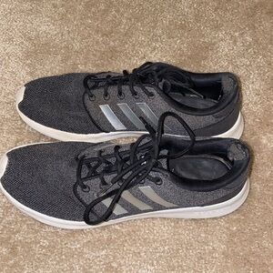 adidas Cloudfoam Racer QT Core. Black. GUC. Women’s size 9.